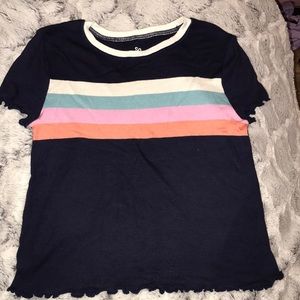This is a crop top from New Jersey board walk